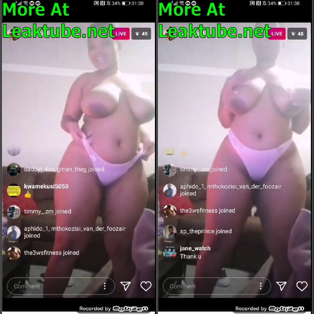 LIVESHOWS Instagram Big Booty Bhaddie Deekay Shows Her Big Boobs Live LEAKTUBE